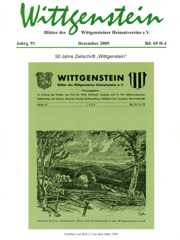Inhaltsverzeichnisse WHV Hefte 2005