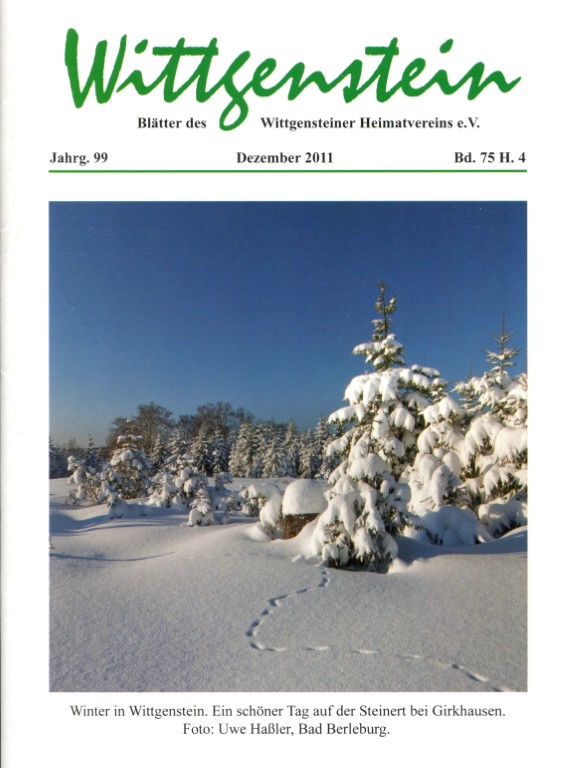 Inhaltsverzeichnisse WHV Hefte 2011