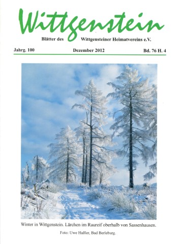 Titelseite von Heft 4 / 2012