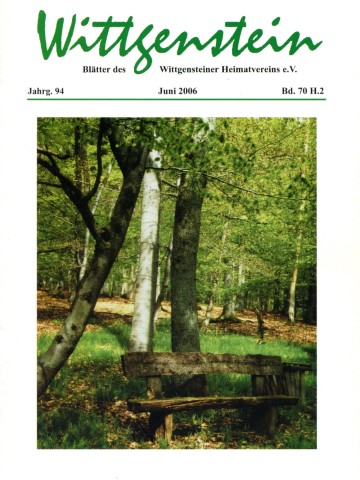 Inhaltsverzeichnisse WHV Hefte 2006